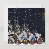 Carte Maisons de Noël (Devant)