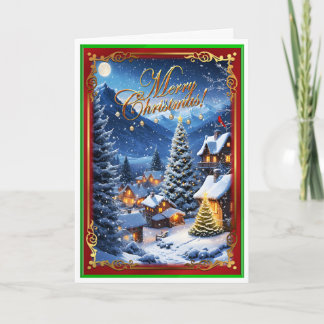 Carte Maisons de Noël