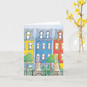 Carte Maisons de rangement (Fleur jaune)