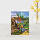Carte Maisons en Auvers Van Gogh Art (Fleur jaune)