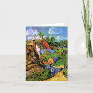 Carte Maisons en Auvers Van Gogh Art