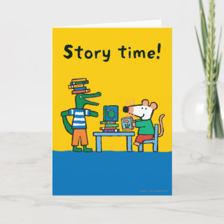 Carte Maisy et les amis apprécient la bibliothèque