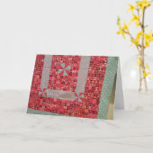Carte Maître Artiste, Couettes (Fleur jaune)