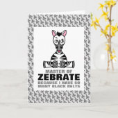 Carte Maître de Zebrate, Zebra (Fleur jaune)