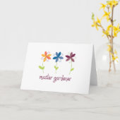 Carte Maître Gardener (Fleur jaune)