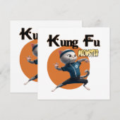 Carte Maître Kung Fu Meowster (Devant / Derrière)