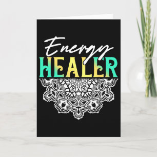 Carte Maître Reiki Guérisseur Énergétique Yoga Spirituel