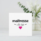 Carte Maitresse au top (Debout devant)