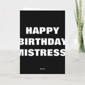 CARTE MAÎTRESSE DE JOYEUX ANNIVERSAIRE ! (Dos)