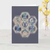 CARTE MAÎTRISE 017 (Fleur jaune)