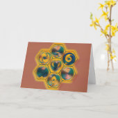 CARTE MAÎTRISE 024 (Fleur jaune)
