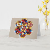 CARTE MAÎTRISE 028 (Fleur jaune)