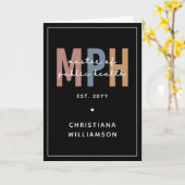 Carte Maîtrise personnalisée en santé publique (Fleur jaune)