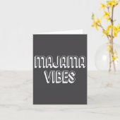 Carte Majama Vibes - Drôle Gujarati (Fleur jaune)