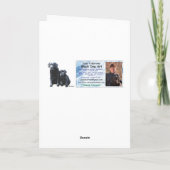 Carte Majestic - Black Dog Art - Black Labrador (Dos)