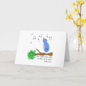 Carte Make a Joyful (Fleur jaune)