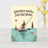 Carte Make a Splash on Your Birthday (Fleur jaune)