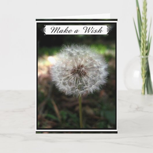 Carte Make a Wish - Greeting Card (Devant)