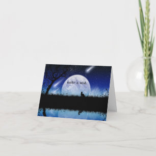 Carte Make a Wish on a Star Birthday Card