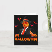 Carte Make Halloween Great Again Funny Trump Soky Trick (Devant)
