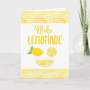 Carte Make Lemonade