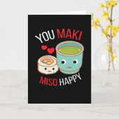 Carte Maki Miso, un Japon heureux (Fleur jaune)