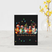 Carte Making A List Chicken It Twice Christmas Xmas Chic (Fleur jaune)