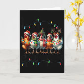 Carte Making A List Chicken It Twice Christmas Xmas Chic (Fleur jaune)