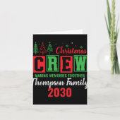 Carte Making Memories Together Ized Christmas Crew T Shi (Devant)
