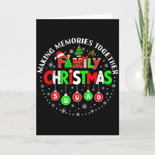 Carte Making Memories Together Matching Squad Santa Elf (Devant)