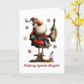 Carte Making Spirits Bright Christmas Card (Fleur jaune)