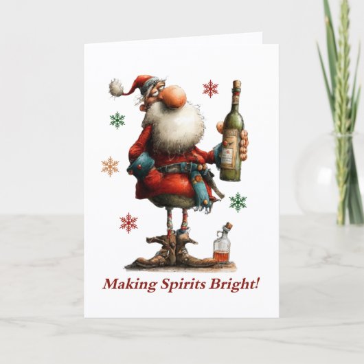 Carte Making Spirits Bright Christmas Card (Devant)