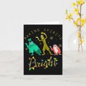 Carte Making Srits Bright Christmas Retro Groovy Christm (Fleur jaune)