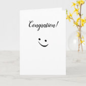 Carte mal épelée drôle de félicitations (Fleur jaune)