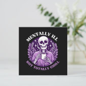 Carte Malade Mental Mais Totalement Cool (Debout devant)