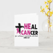 Carte Maladie Cancer Pour Rien N'Est Impossible Avec Die (Fleur jaune)