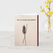 Carte Maladie coeliaque (Fleur jaune)