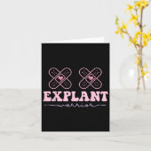 Carte Maladie des implants mammaires de l'Explante Sensi (Fleur jaune)