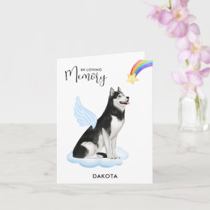 Carte Malamute Angel Chien de l'Alaska Perdre la sympath
