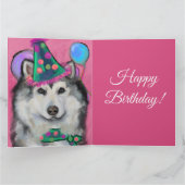 Carte Malamute d'Alaska (Intérieur)