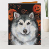 Carte Malamute d'Alaska (Devant)