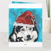 Carte Malamute d'Alaska (Dos)