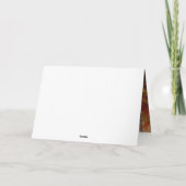 Carte Malamute en Alaska à l'automne Feuilles automne in (Dos)