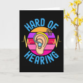 Carte Malentendant (Fleur jaune)