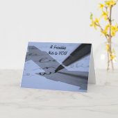 CARTE **MALGRÉ VOUS** & TOUJOURS *PENSER À VOUS* (Fleur jaune)