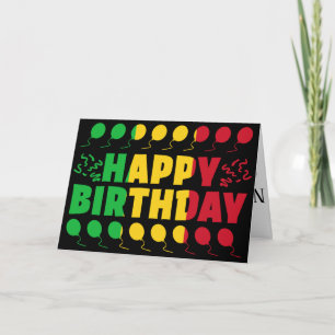 Carte Mali Drapeau patriotique Anniversaire