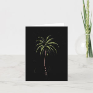 Carte Malibu Californie Arbre Tropical Palme Relaxé ART