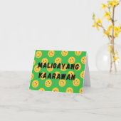 Carte Maligayang kaarawan, Tagalog, anniversaire philipp (Fleur jaune)