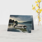 Carte Mallard Duck (Fleur jaune)