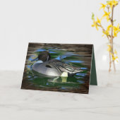 Carte Mallard Duck (Fleur jaune)